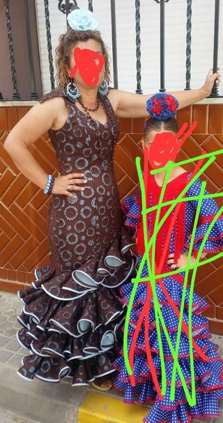 Traje flamenco mujer