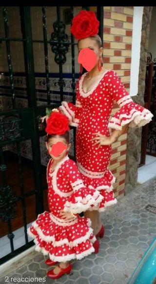 Traje flamenco mujer
