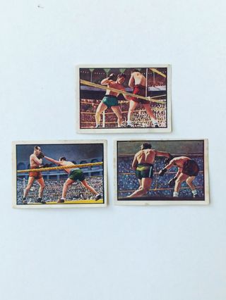 CROMOS BOXEO GALLINA BLANCA 1949