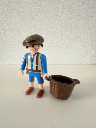 Playmobil tren mozo almacen ferroviario estacion