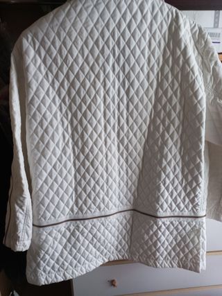 Giacca bianca trapuntata