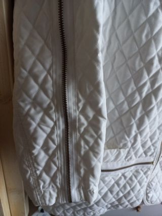 Giacca bianca trapuntata