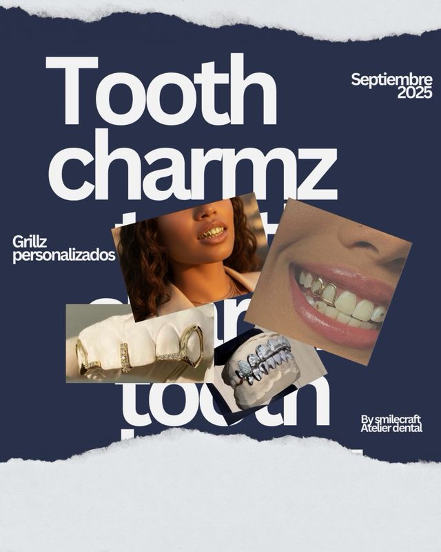 Grillz dentales hechos por profesionales