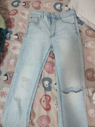 Pantalones pitillo Stradivarius XS