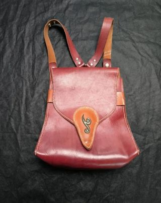 Mochila de piel