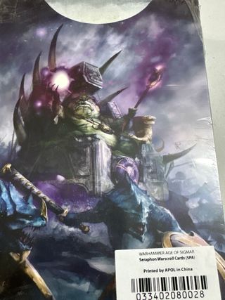 Warscroll & cartas Seraphon en español