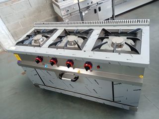 cocina 3 fuegos con horno