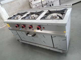 cocina 3 fuegos con horno