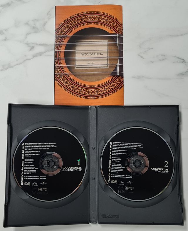 DVD Paco de Lucía y Francisco Sánchez