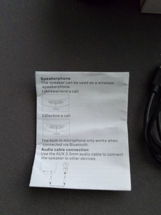 Altavoz Bluetooth inalámbrico pequeño