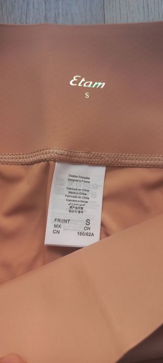 Leggings Etam deportivos rosa S