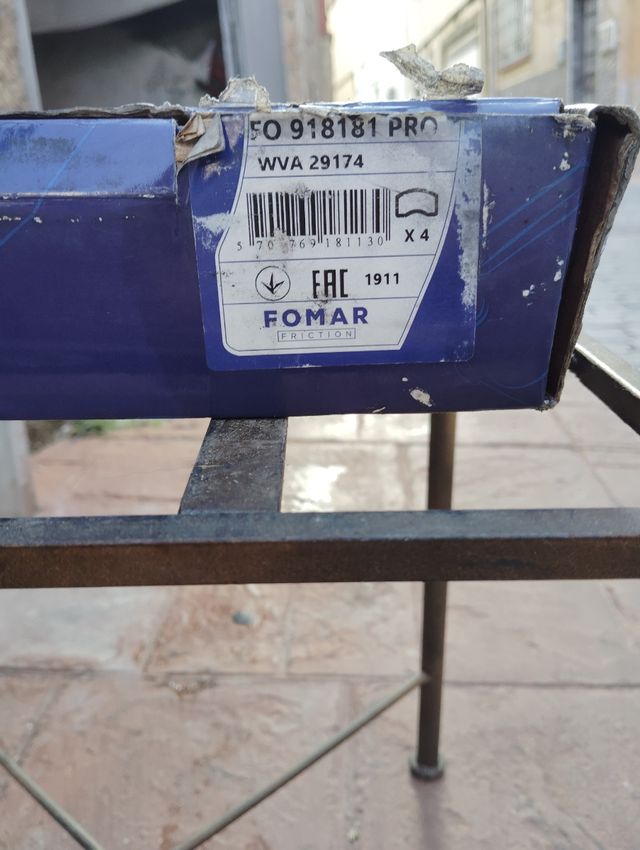 Pastillas de freno FOMAR para camión