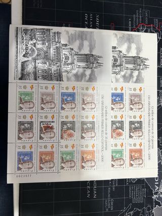 Sellos 150 Aniversario del primer sello español