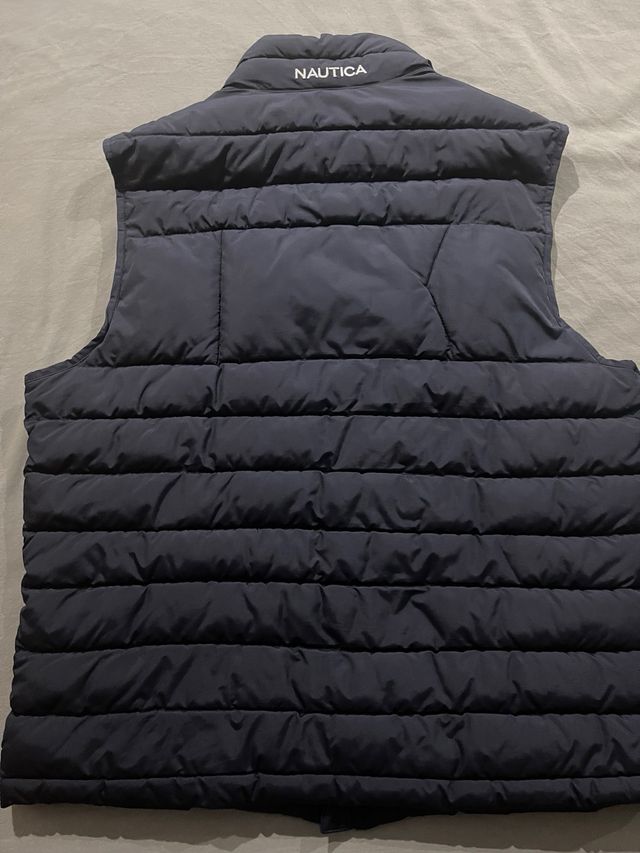 Gilet trapuntato blu marino nautico