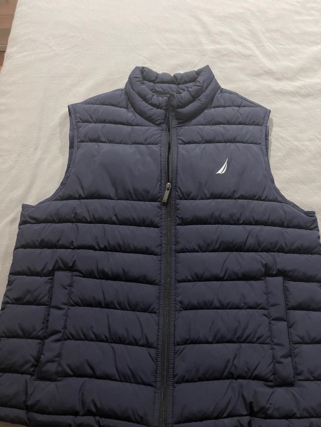 Gilet trapuntato blu marino nautico