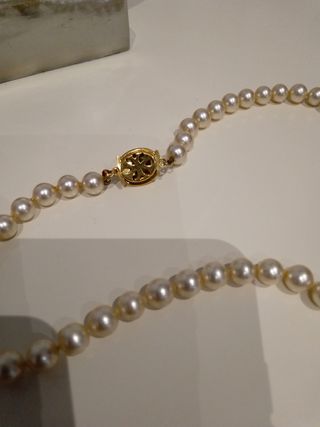 Collar de perlas antiguo 