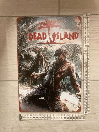 Dead Island TechLand 2011 art poster alluminio