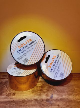 Pack 3 Cinta antipájaros 100 m Solita