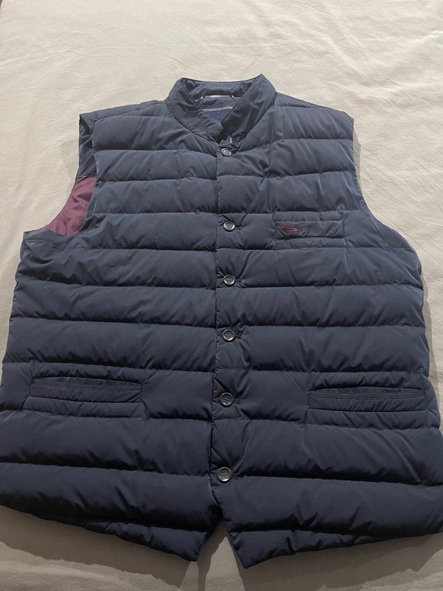 Gilet trapuntato blu originale Hartmont & Blaine