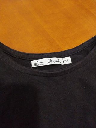 Camiseta de tirantes Inside negra