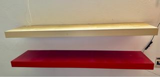 Baldas estanteria lack ikea. 2 colores.