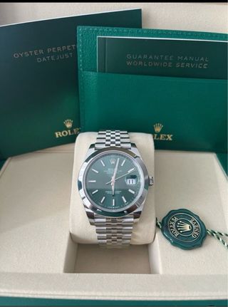Rolex datejust 41 Verde