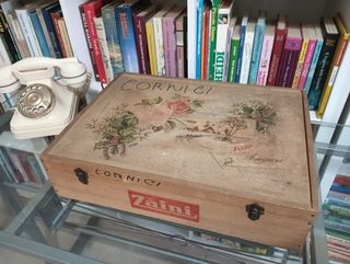 Scatola legno vintage 