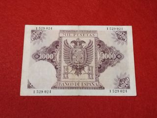 Billete 1000 pesetas 1940