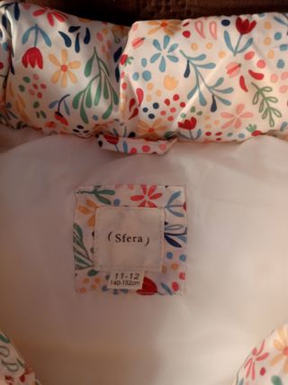 Chaleco acolchado Sfera Talla 11-12
