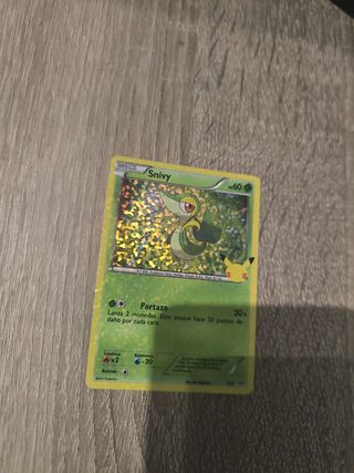 Carta Snivy Holo 25 Aniversario Pokémon