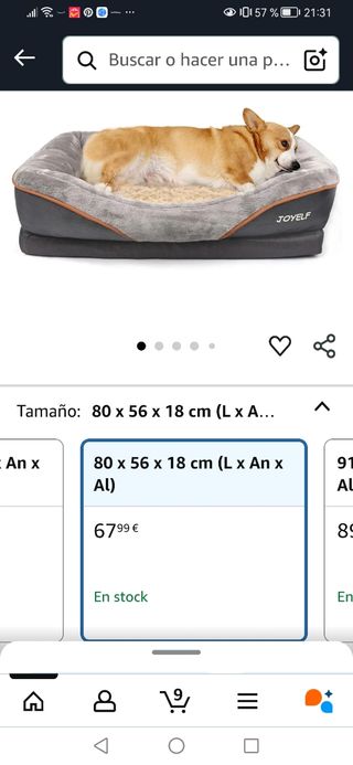 Cama para perro mullida y cómoda medidas de largo