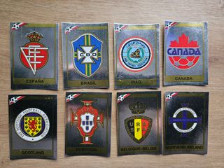 Cromos escudos. Mundial Mexico 86. Panini