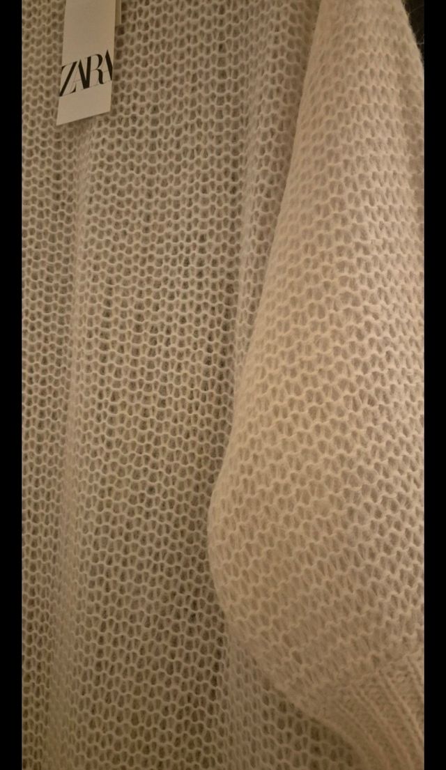 Abito beige in alpaca Zara