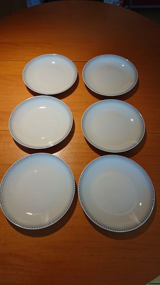 6 platos o fuentes Santa Clara