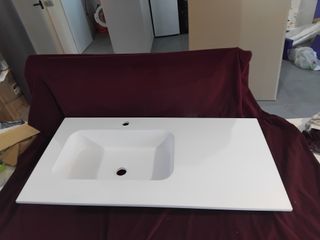ENCIMERA LAVABO BLANCO