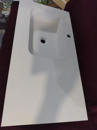 ENCIMERA LAVABO BLANCO