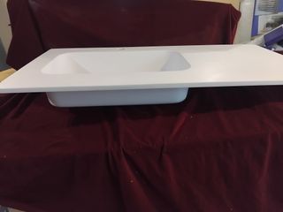 ENCIMERA LAVABO BLANCO