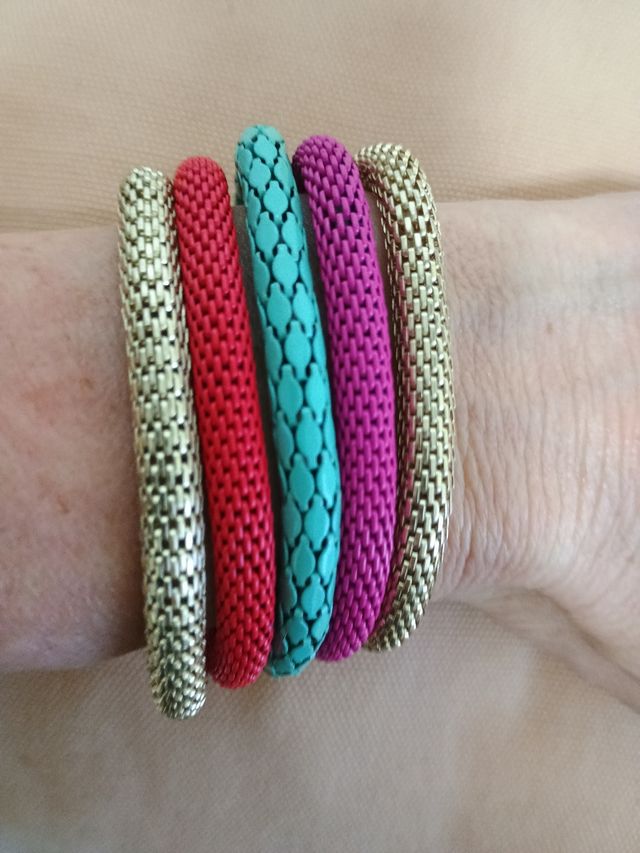 Conjunto de bisutería trenzada