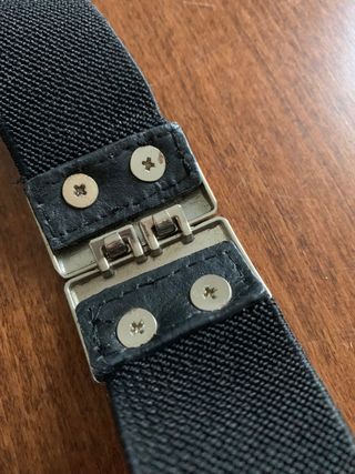 Cintura nera elasticizzata donna