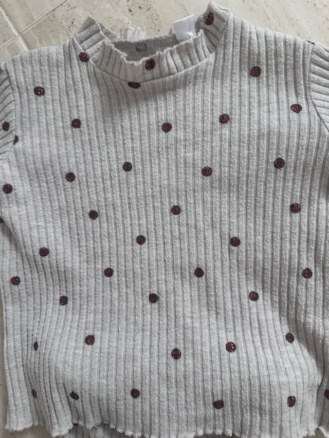 Conjunto Zara niña con lunares