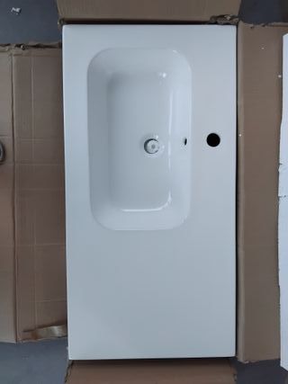 ENCIMERA LAVABO BLANCA