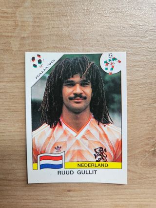 Cromo Ruud Gullit. Mundial Italia 90. #416.Holanda
