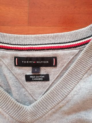 Jersey Tommy Hilfiger gris talla S