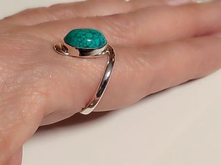 Anillo de plata y turquesa 