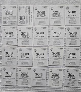 Cromos Seleccion Islandia. Mundial Rusia 2018.