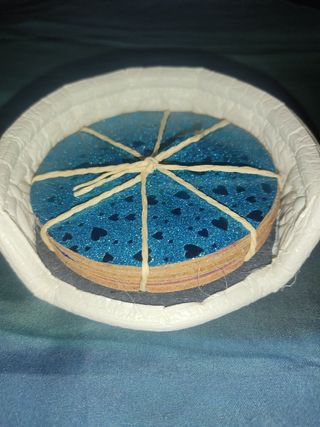 4Conjuntos diferentes Posa vasos +recipiente único