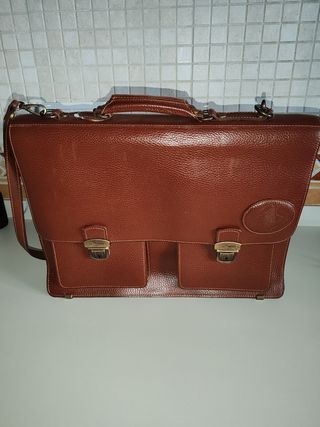 Maletín ejecutivo de piel natural