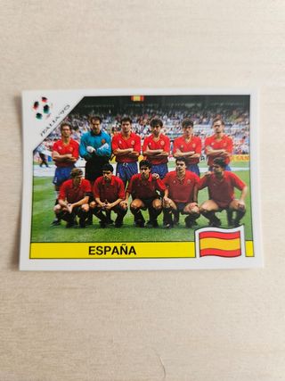 Cromo equipo España. Mundial Italia 90. #347. 