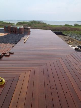Tarima exterior de madera maciza - IPE, TEKA...