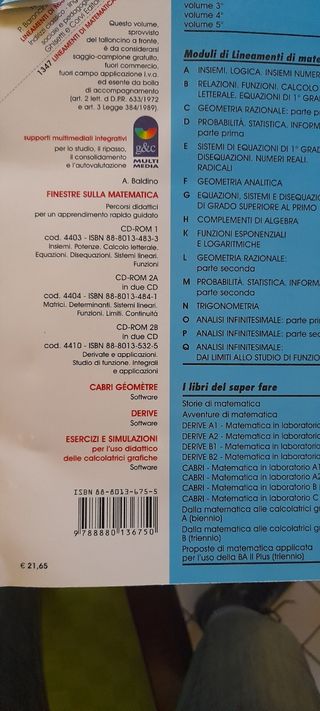 LINEAMENTI MATEMATICA CLASSICO LING. 4